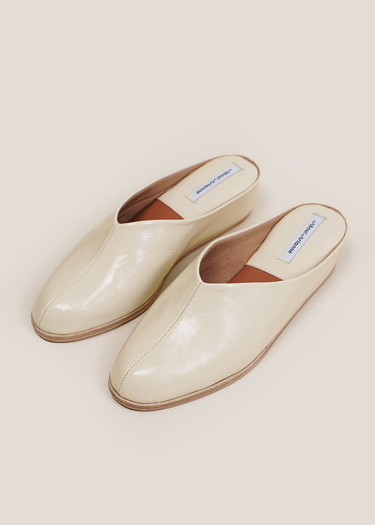 About Arianne Bianco Bao Walk Mules - New Classics Studios Sustainable Ethical Fashion Canada