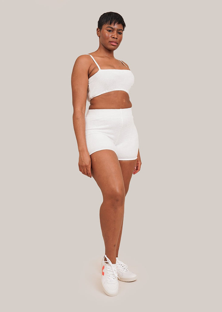 Cropped Terry Tank Butter