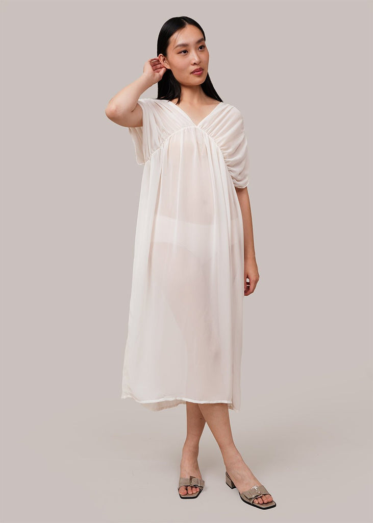 By Signe Cream Disa Dress - New Classics Studios Sustainable Ethical Fashion Canada