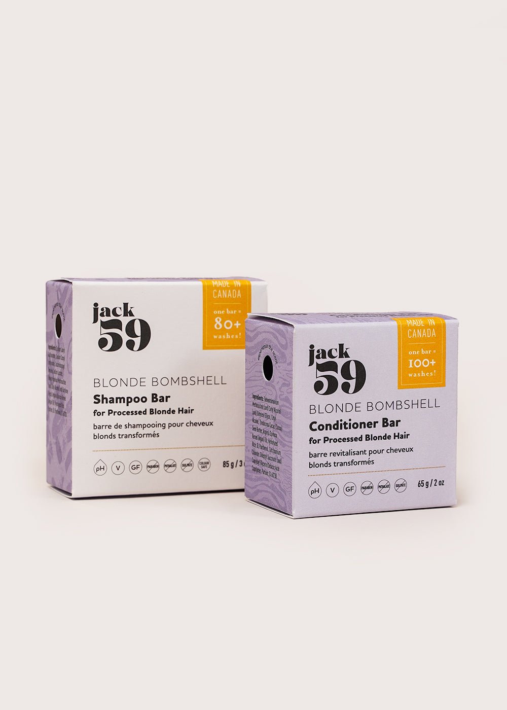 Jack59 Blonde Bombshell Shampoo Bar - New Classics Studios Sustainable Ethical Fashion Canada