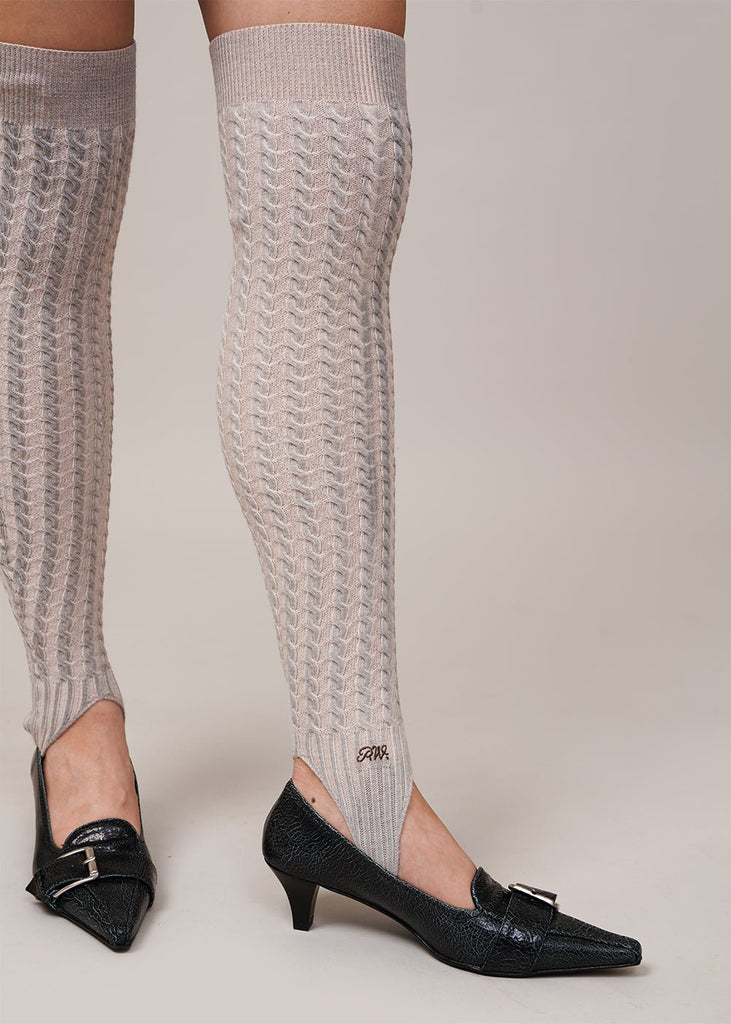 Guenda Leg Warmers in Light Grey by PALOMA WOOL – New Classics Studios