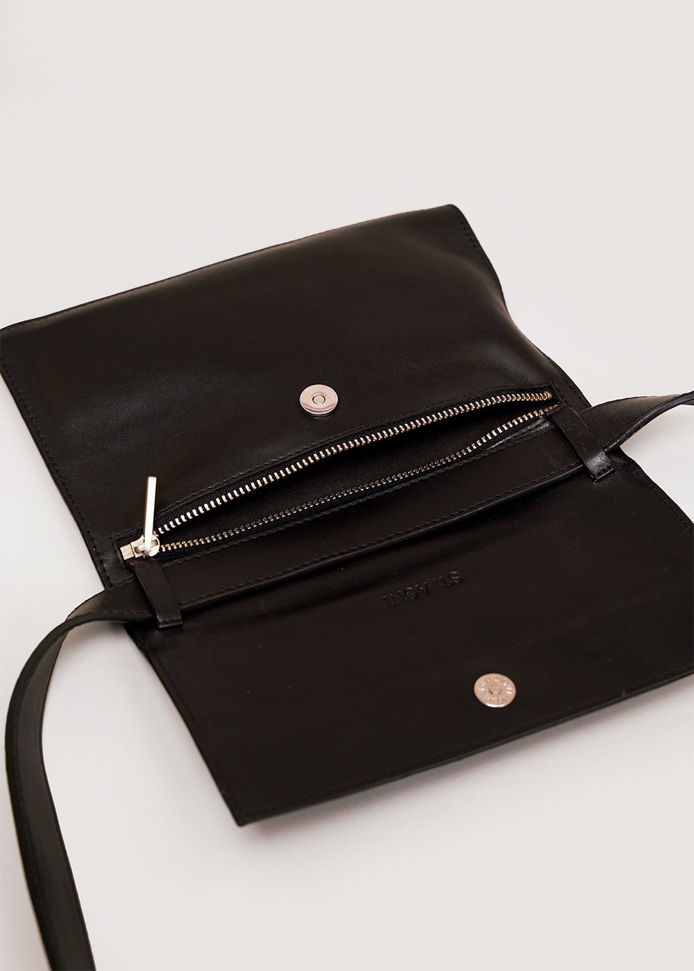 St. Agni Black Mini Pocket Belt Bag - New Classics Studios Sustainable Ethical Fashion Canada