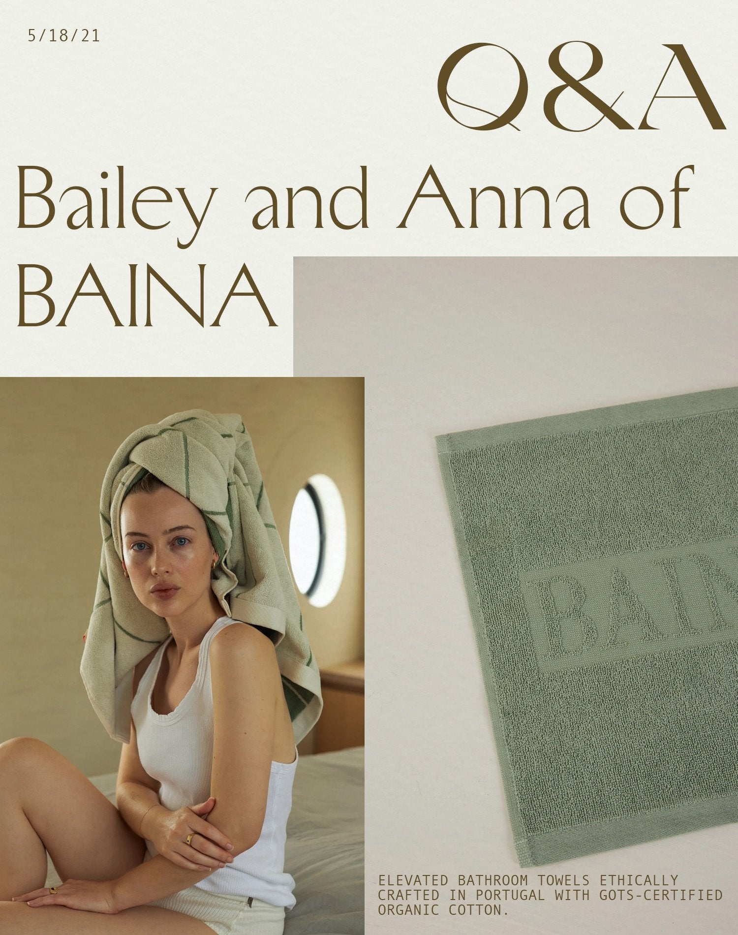 Q&A • Bailey and Anna of BAINA