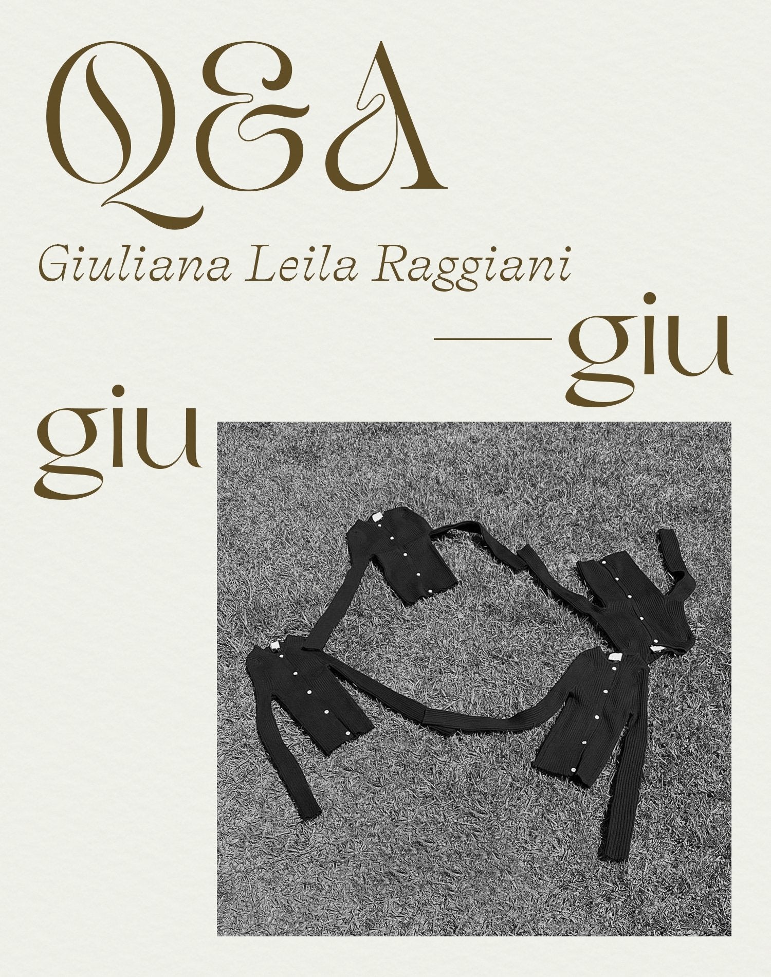 Q&A • Giuliana Raggiani of giu giu