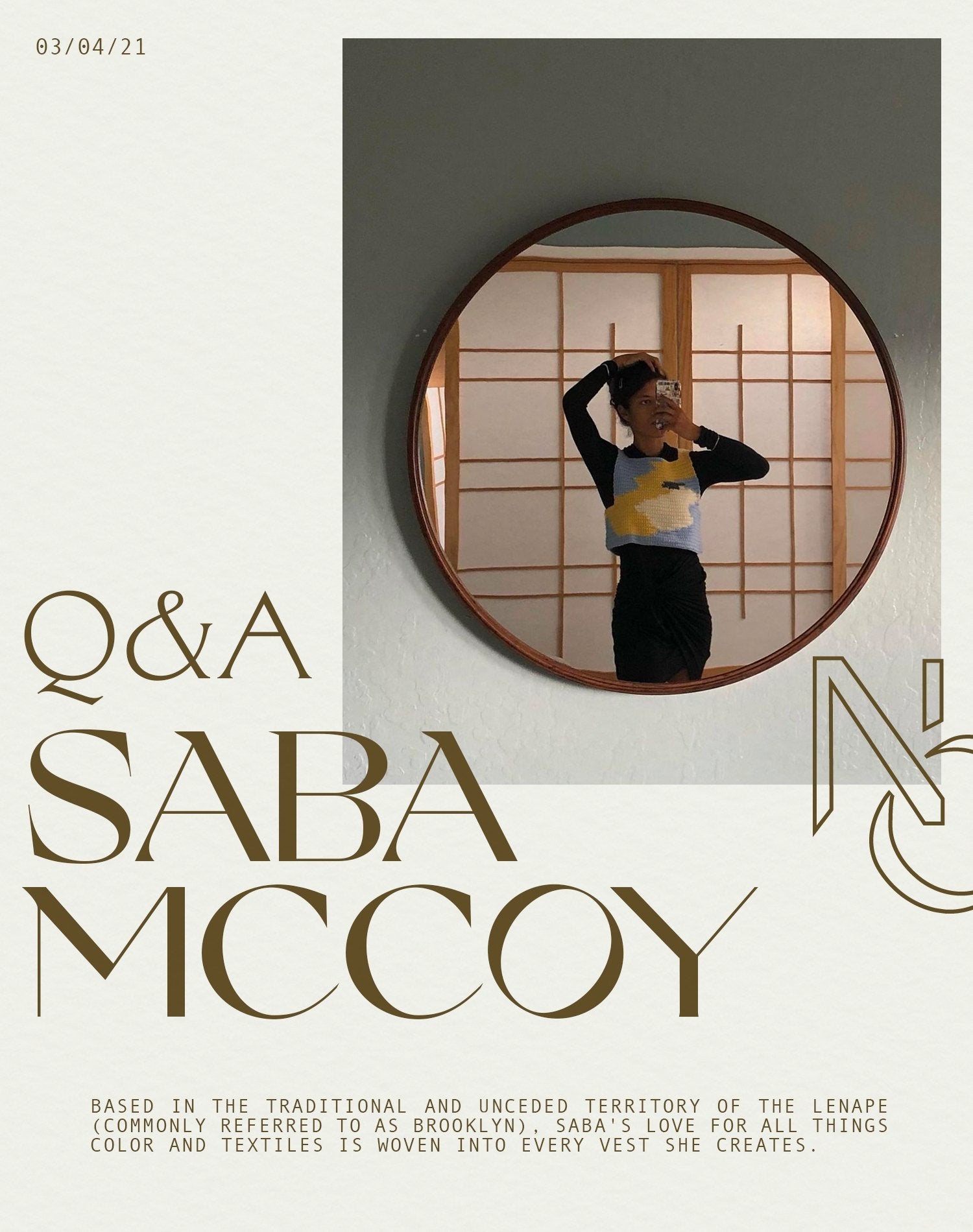 Q&A • Saba McCoy