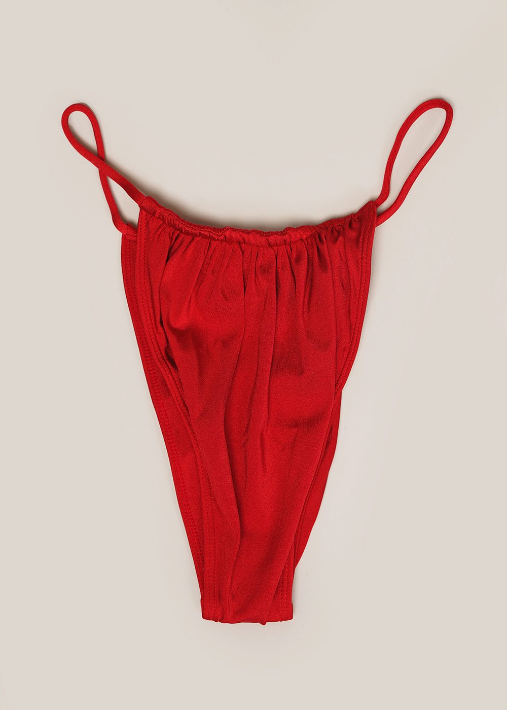 Belle The Label Red Pia Bikini Bottom - New Classics Studios Sustainable Ethical Fashion Canada