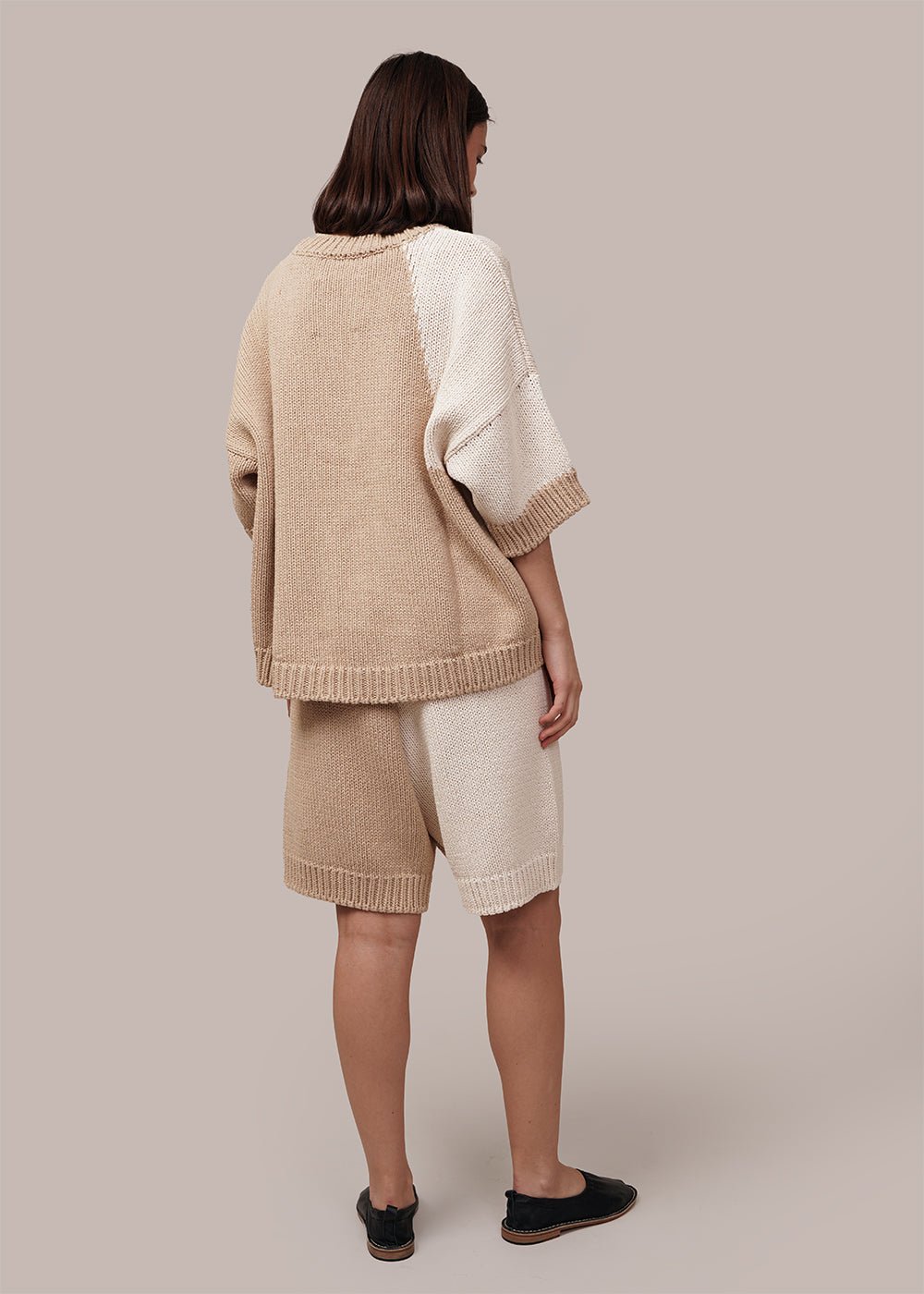 Cordera Bicolour Cotton Sweater - New Classics Studios Sustainable Ethical Fashion Canada