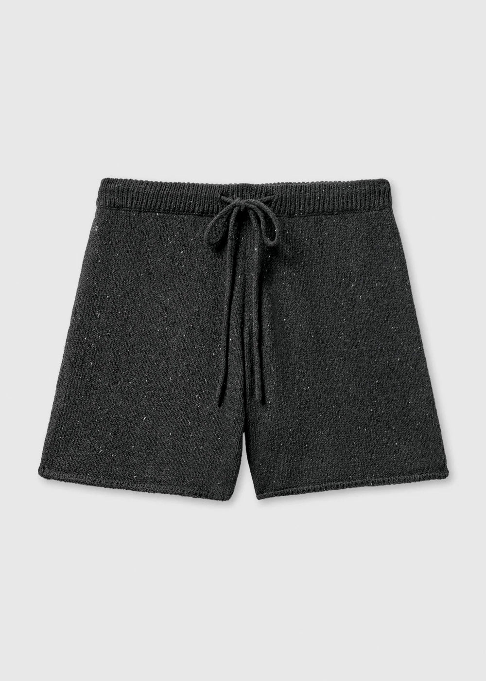 Charcoal Heather Cotton Shorts