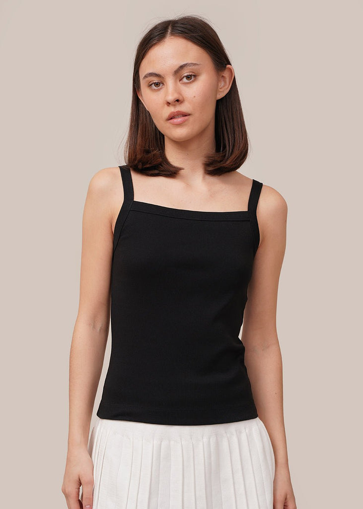 FLORE FLORE Black May Cami - New Classics Studios Sustainable Ethical Fashion Canada