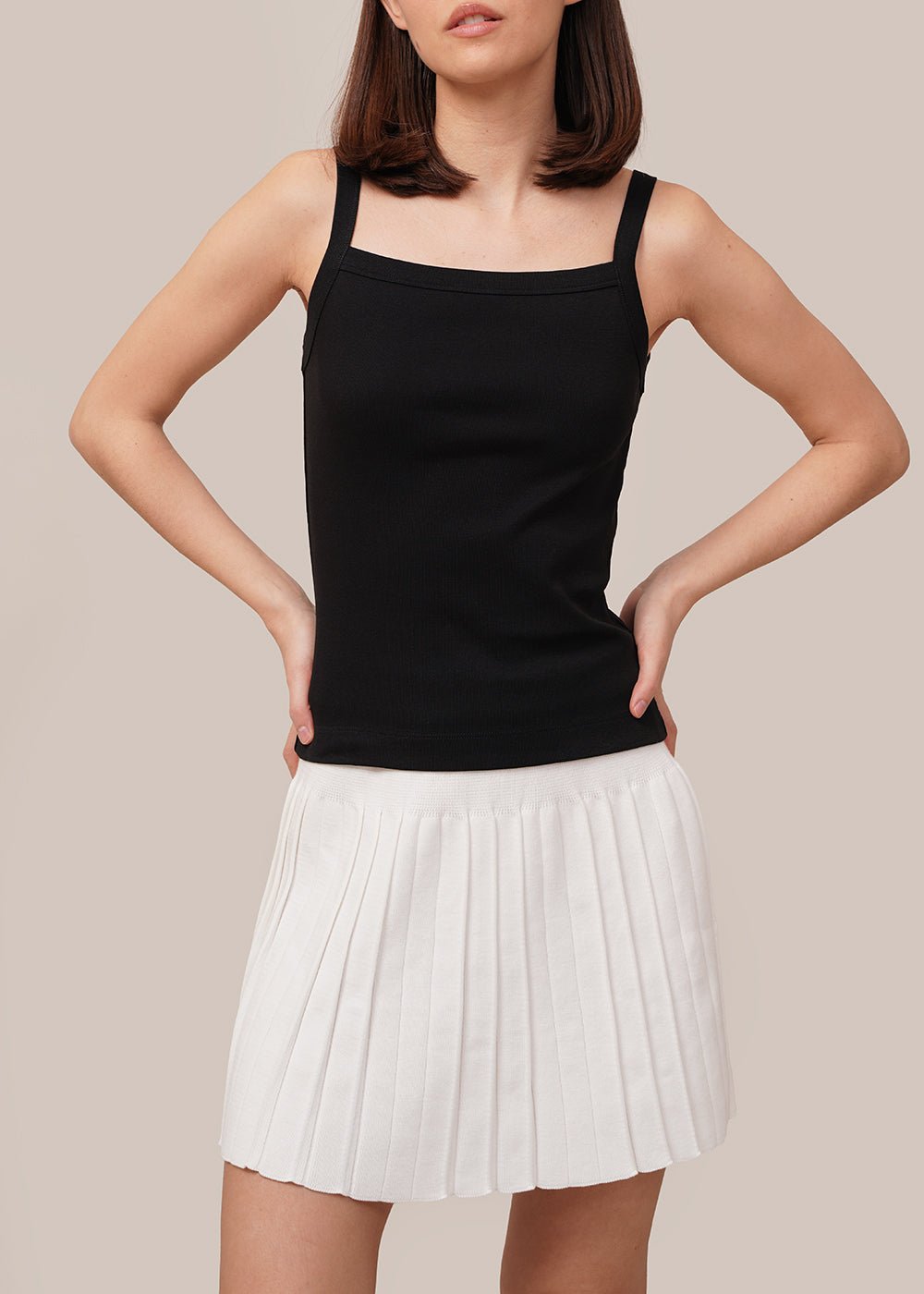 FLORE FLORE Black May Cami - New Classics Studios Sustainable Ethical Fashion Canada
