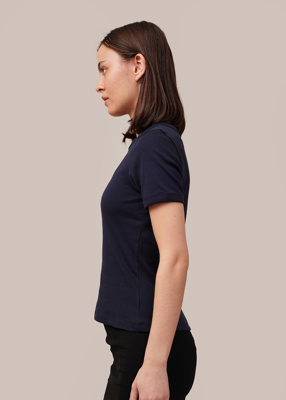 FLORE FLORE Navy Car Tee - New Classics Studios Sustainable Ethical Fashion Canada