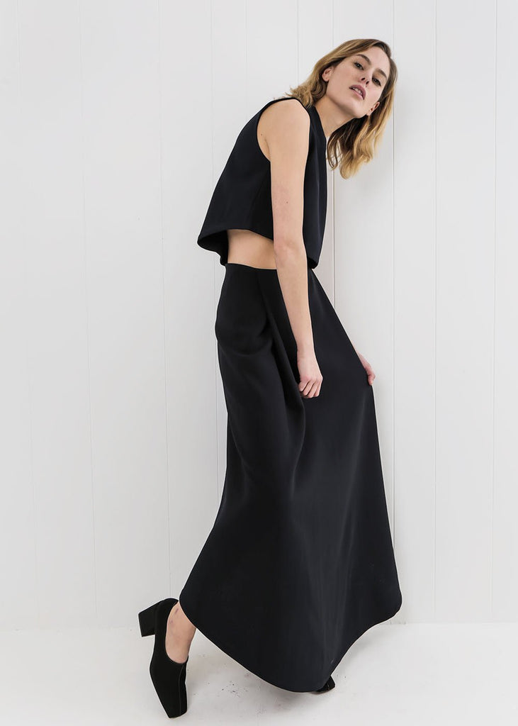 Kaarem Waterfall Maxi Skirt - New Classics Studios Sustainable Ethical Fashion Canada