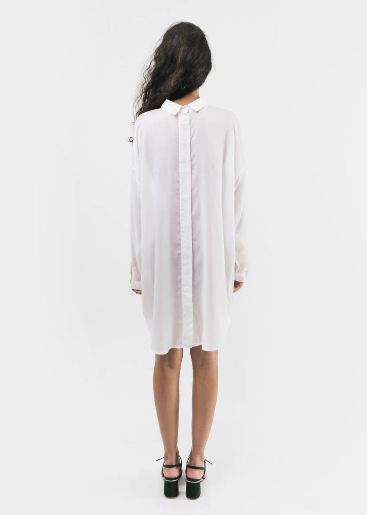 Suzanne Rae Oversized Button Back Collared Shirt - New Classics Studios Sustainable Ethical Fashion Canada