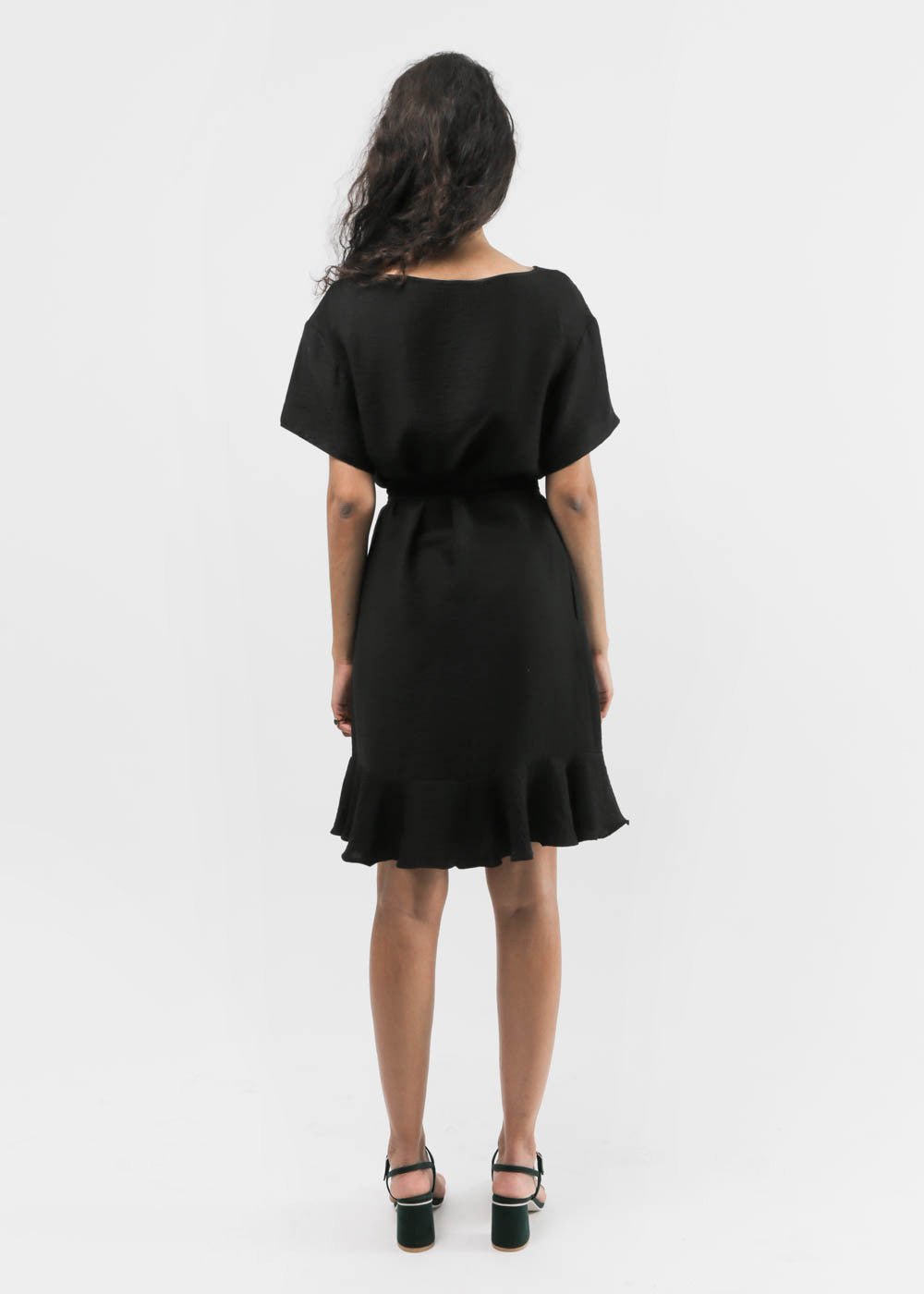 Svilu Flounce Hem T-shirt Dress - New Classics Studios Sustainable Ethical Fashion Canada