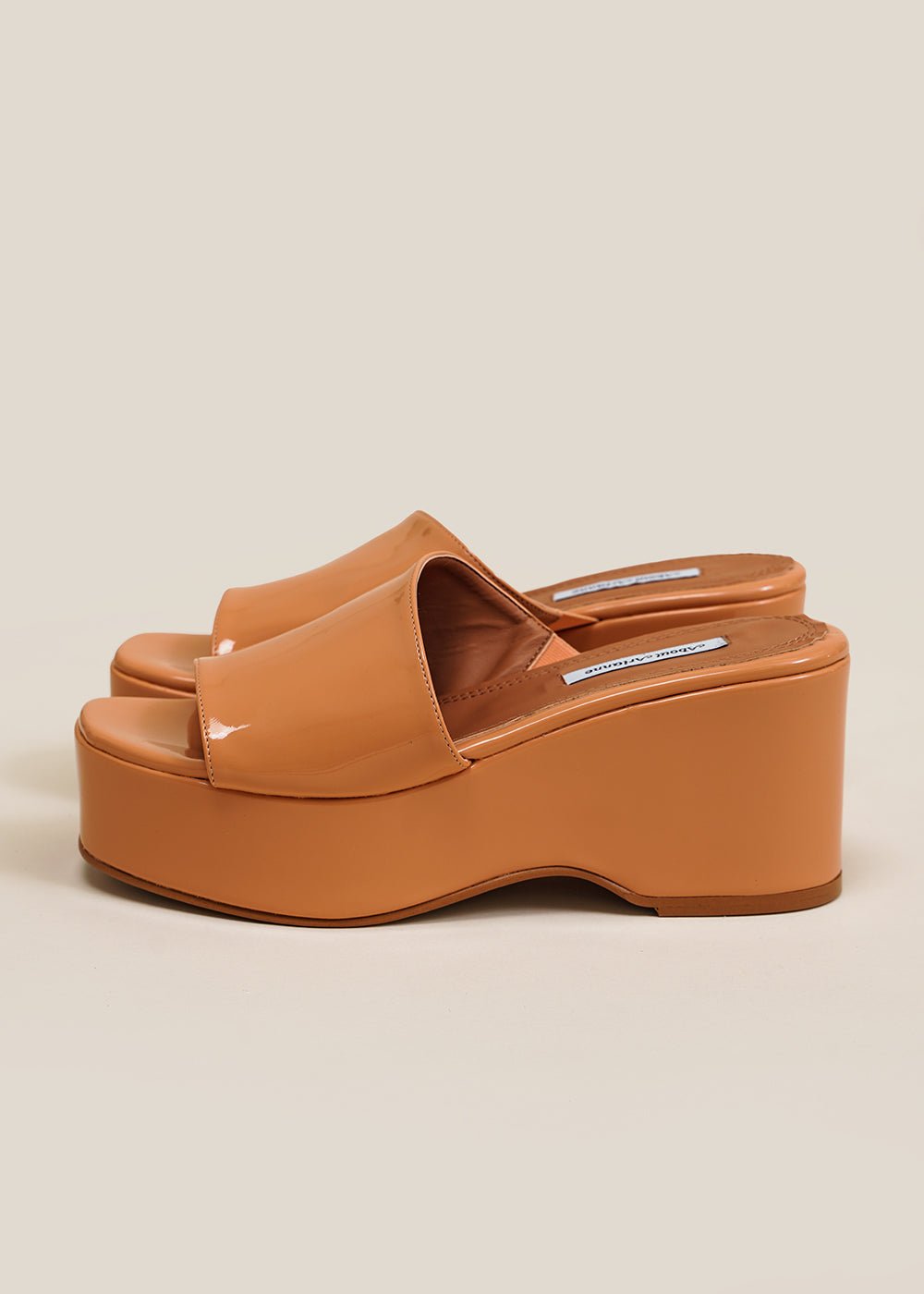 About Arianne Peach Giuliana Platform Sandals - New Classics Studios Sustainable Ethical Fashion Canada