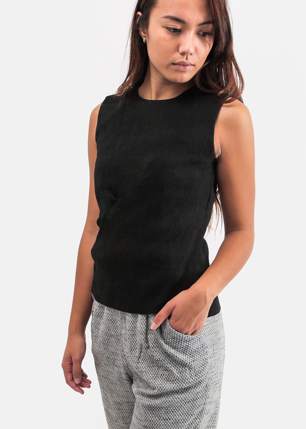 Ajaie Alaie Ink Siempre Lunes Top — Shop sustainable fashion and slow fashion at New Classics Studios