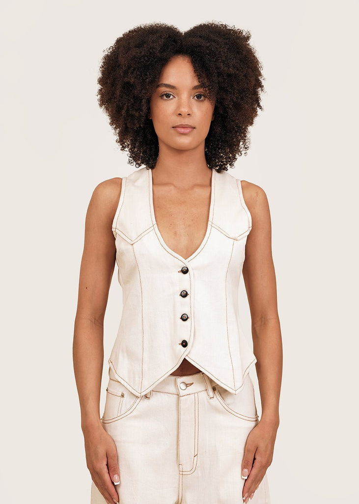Ajaie Alaie Undyed Vest - New Classics Studios Sustainable Ethical Fashion Canada