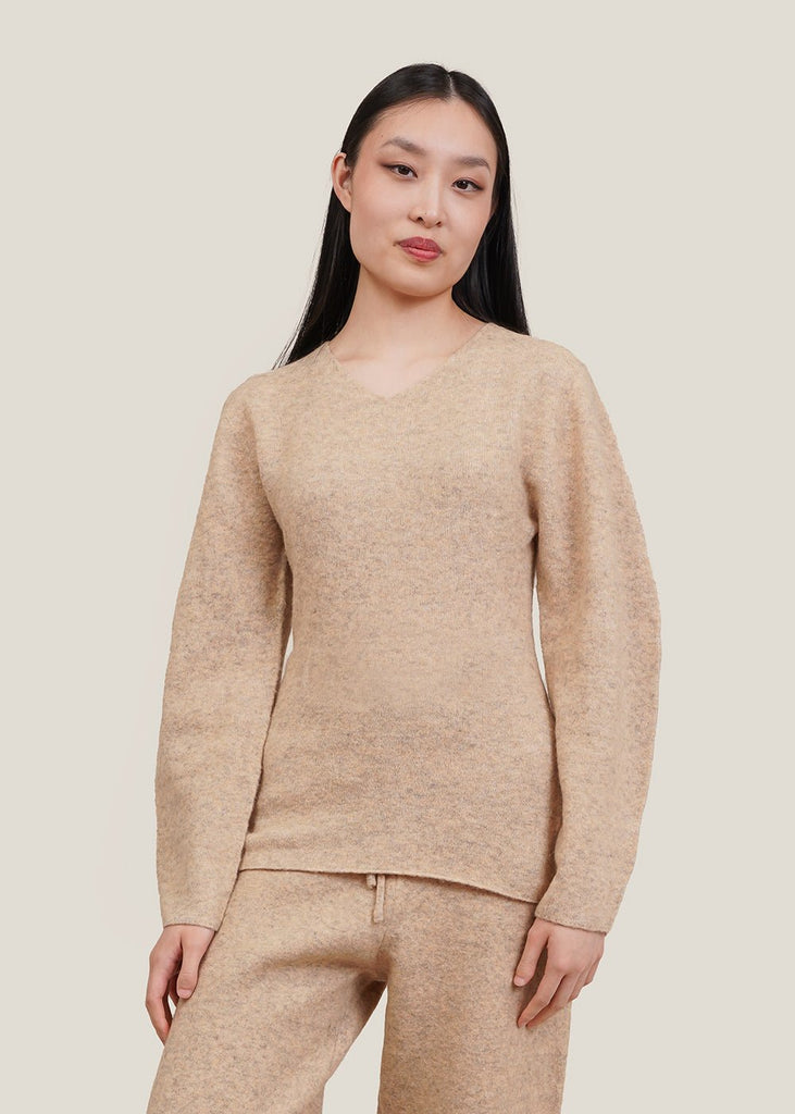 Hourglass Whole Garment Knit Sweater