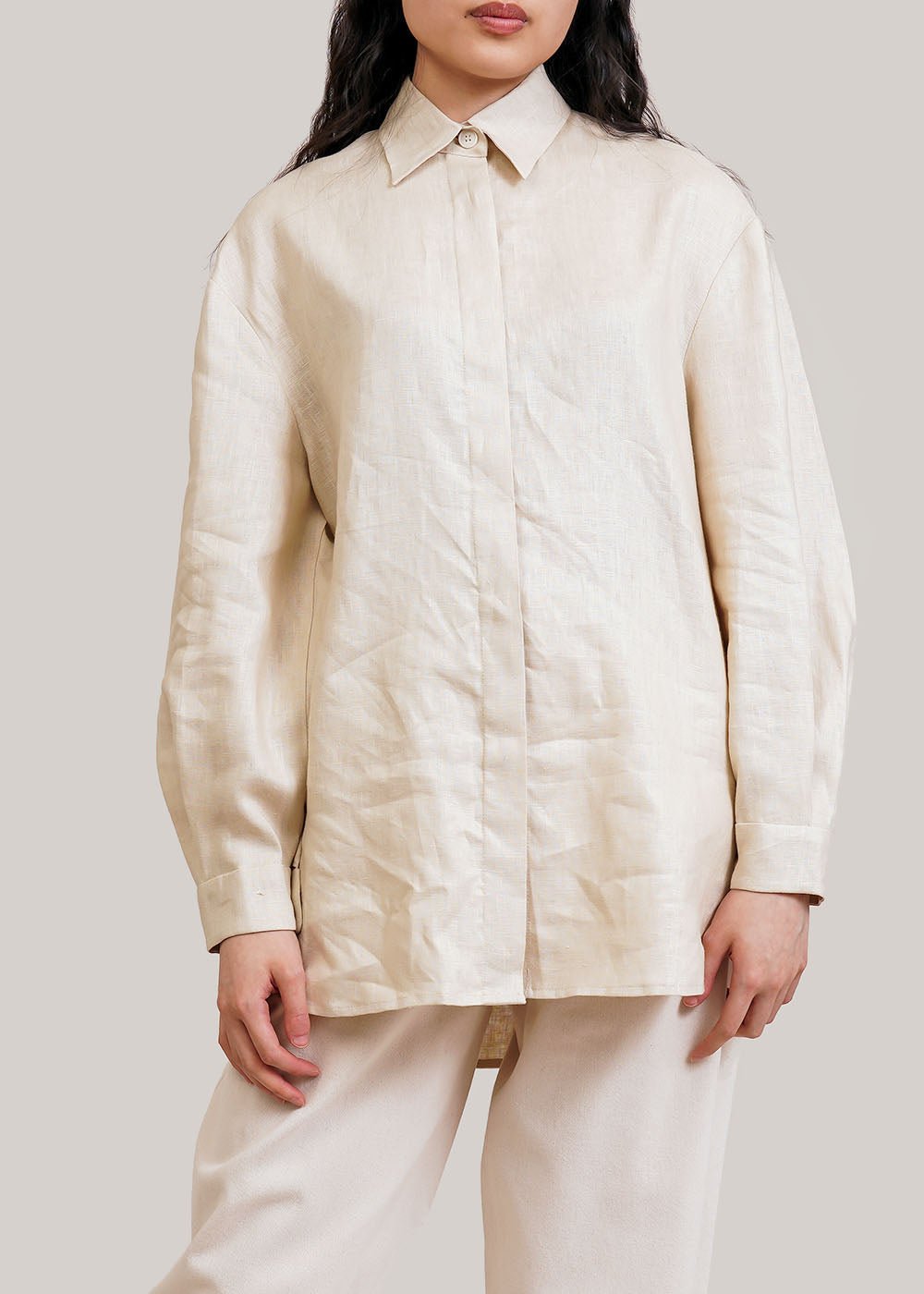 Linen Long Shirt