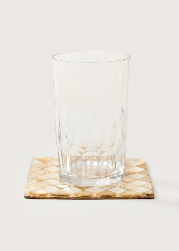 Ancán Checked Coasters - New Classics Studios Sustainable Ethical Fashion Canada