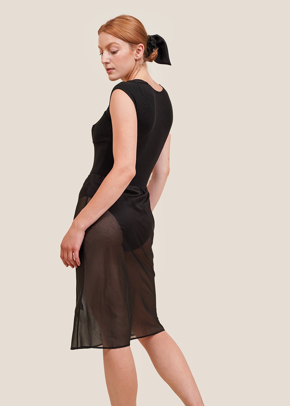 Angie Bauer Black Sarah Bodysuit - New Classics Studios Sustainable Ethical Fashion Canada
