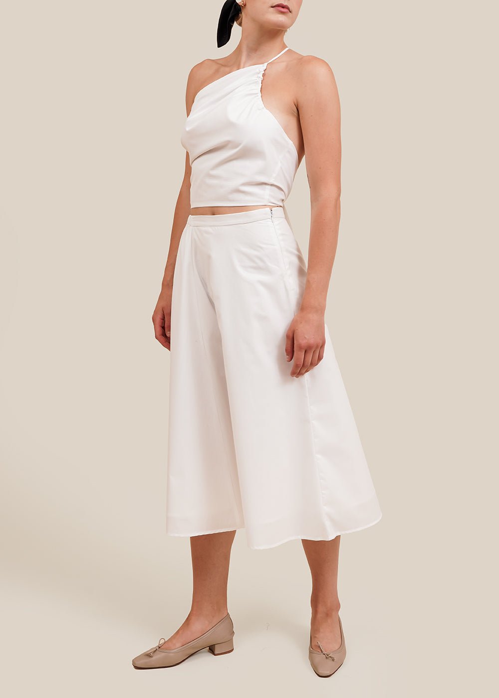 Angie Bauer White Corsica Top - New Classics Studios Sustainable Ethical Fashion Canada