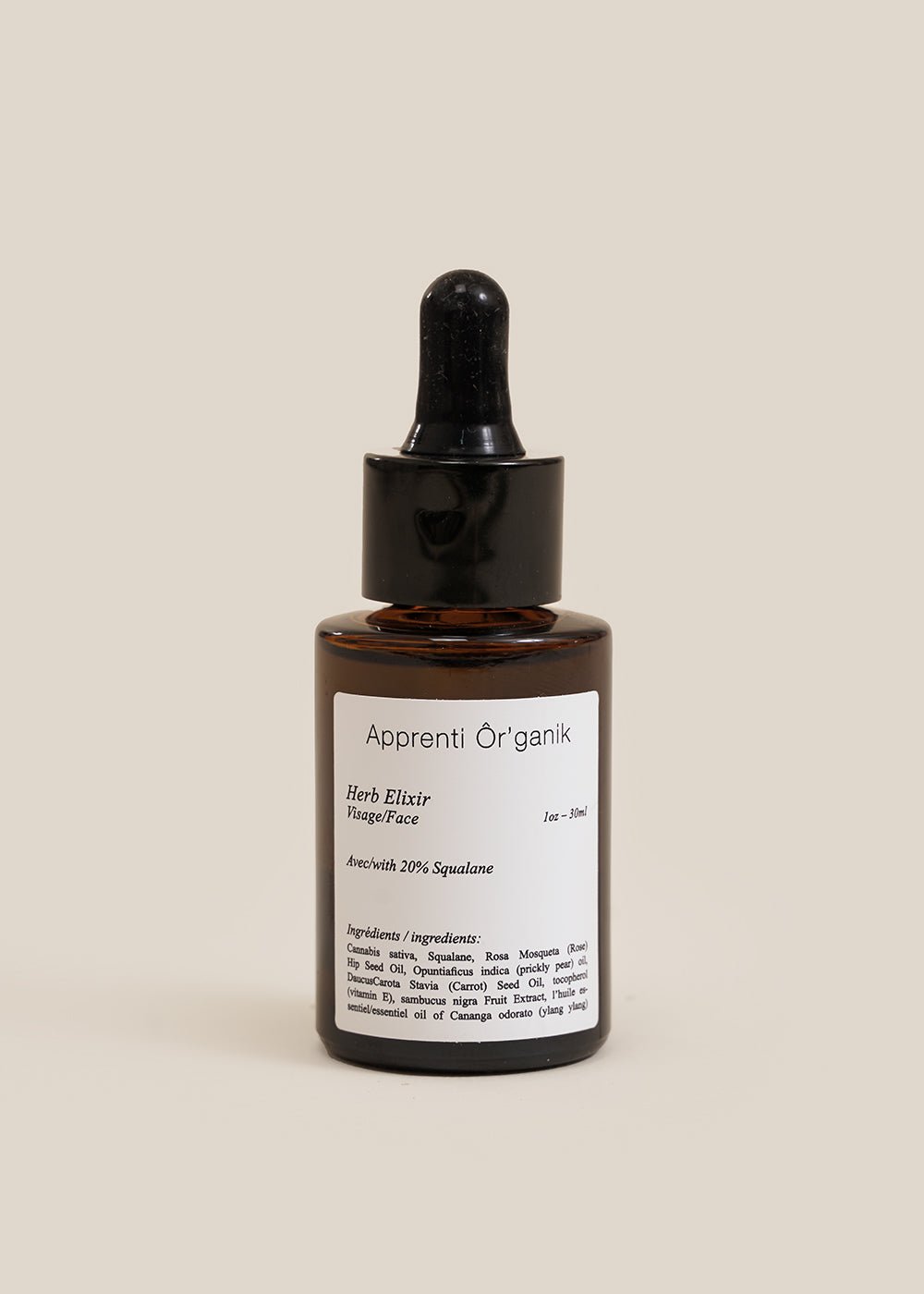 Apprenti Organik Facial Oil Elixir - New Classics Studios Sustainable Ethical Fashion Canada