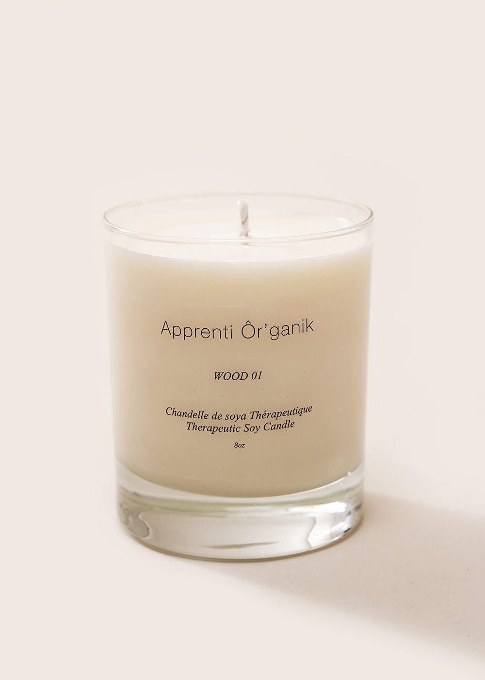 Apprenti Organik Wood 01 Candle - New Classics Studios Sustainable Ethical Fashion Canada