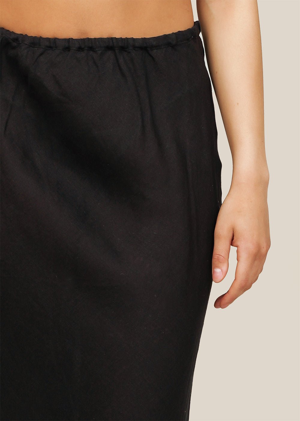 Baserange Black Dydine Skirt - New Classics Studios Sustainable Ethical Fashion Canada