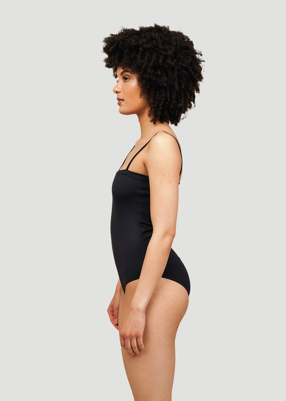 Baserange Black Nida Swimsuit - New Classics Studios Sustainable Ethical Fashion Canada