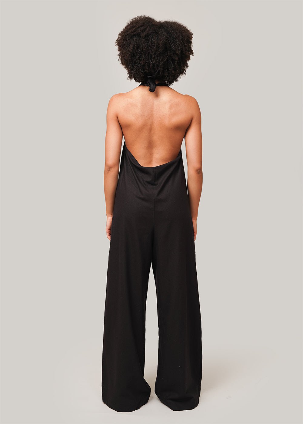 Baserange Black Trope Jumpsuit - New Classics Studios Sustainable Ethical Fashion Canada