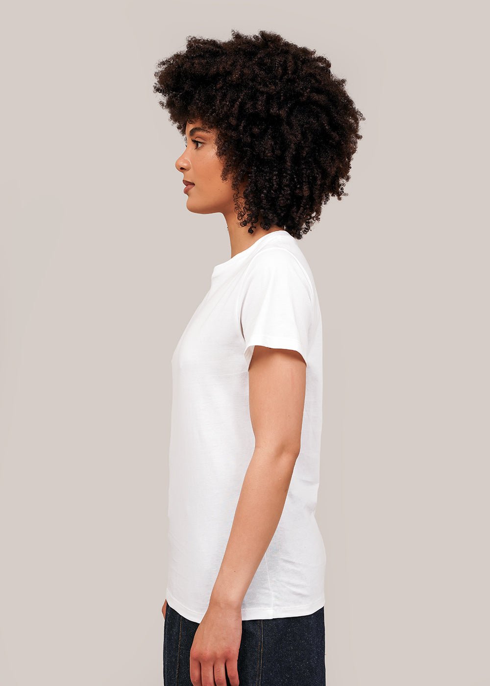 Baserange Off-White Tee Shirt - New Classics Studios Sustainable Ethical Fashion Canada