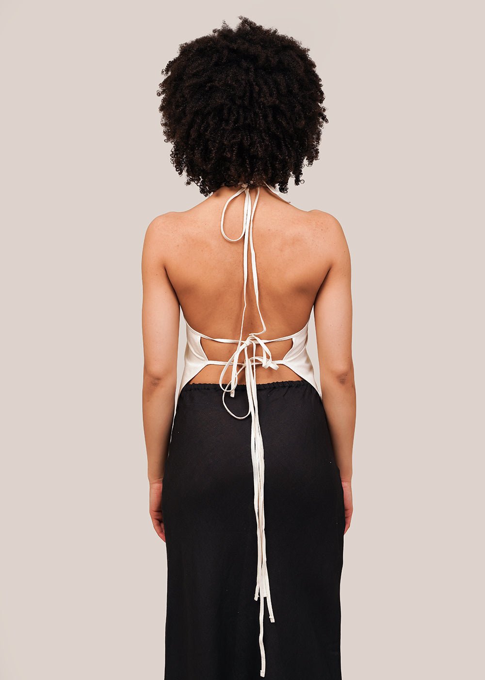 Out From Under Ali Cotton High Neck Halter Bra | Urban Outfitters Australia  Official Site