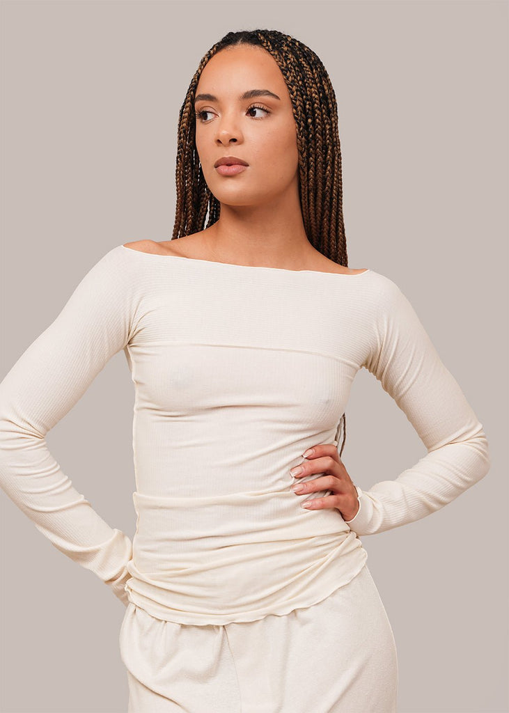 Heart Tank in Undyed Off-White by BASERANGE – New Classics Studios