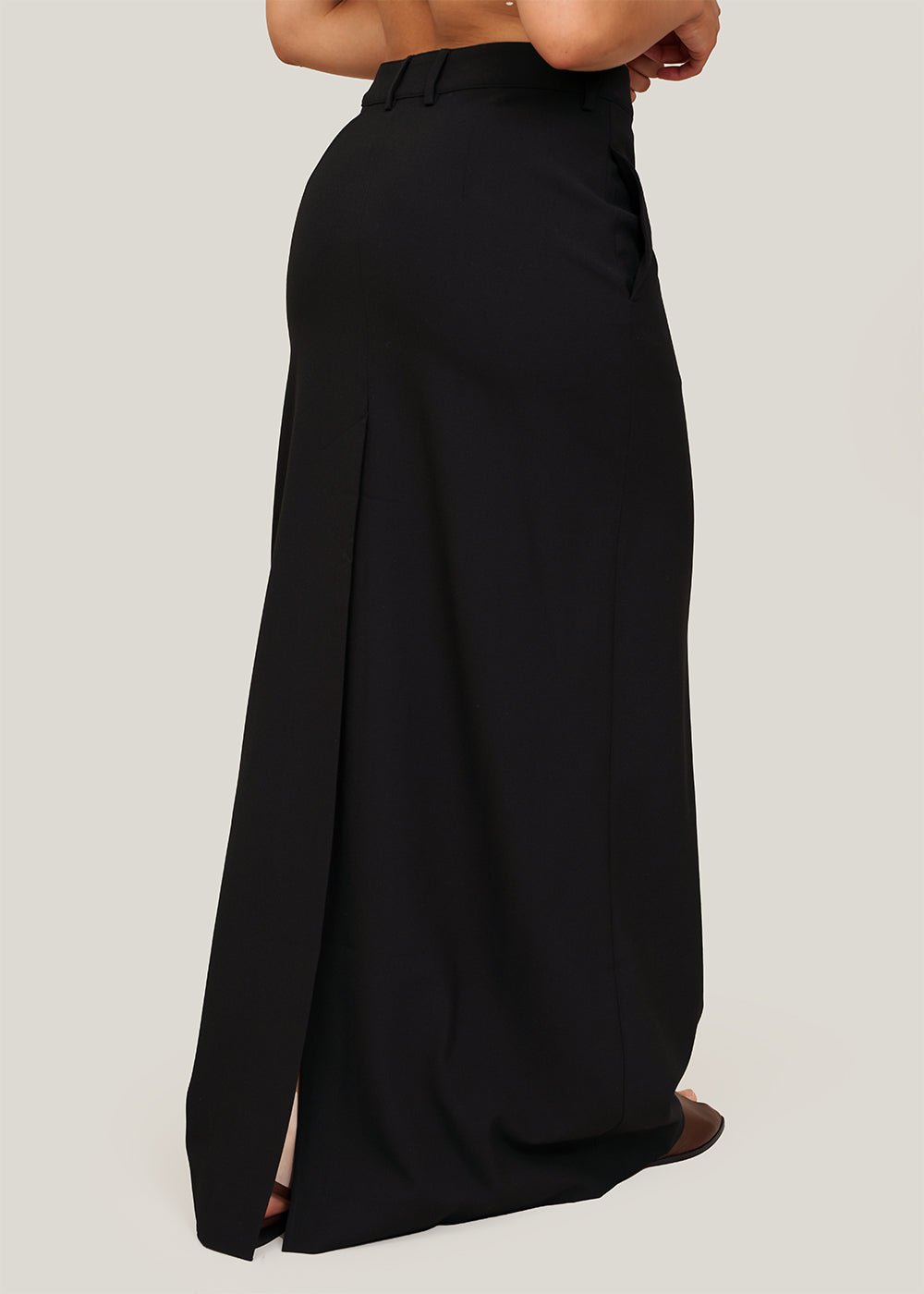 Beaufille Black Minter Maxi Skirt - New Classics Studios Sustainable Ethical Fashion Canada