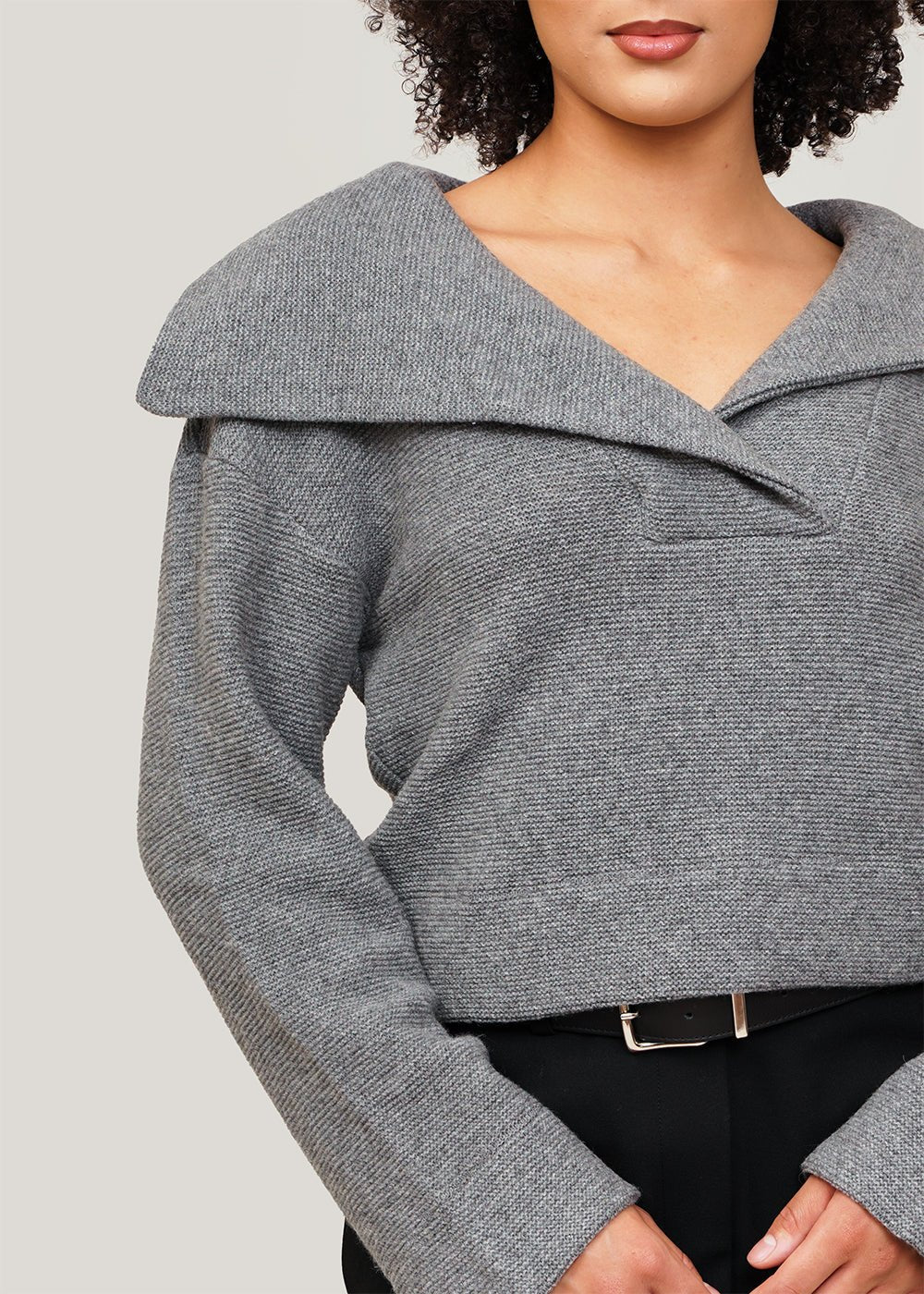 Beaufille Grey Botero Sweater - New Classics Studios Sustainable Ethical Fashion Canada