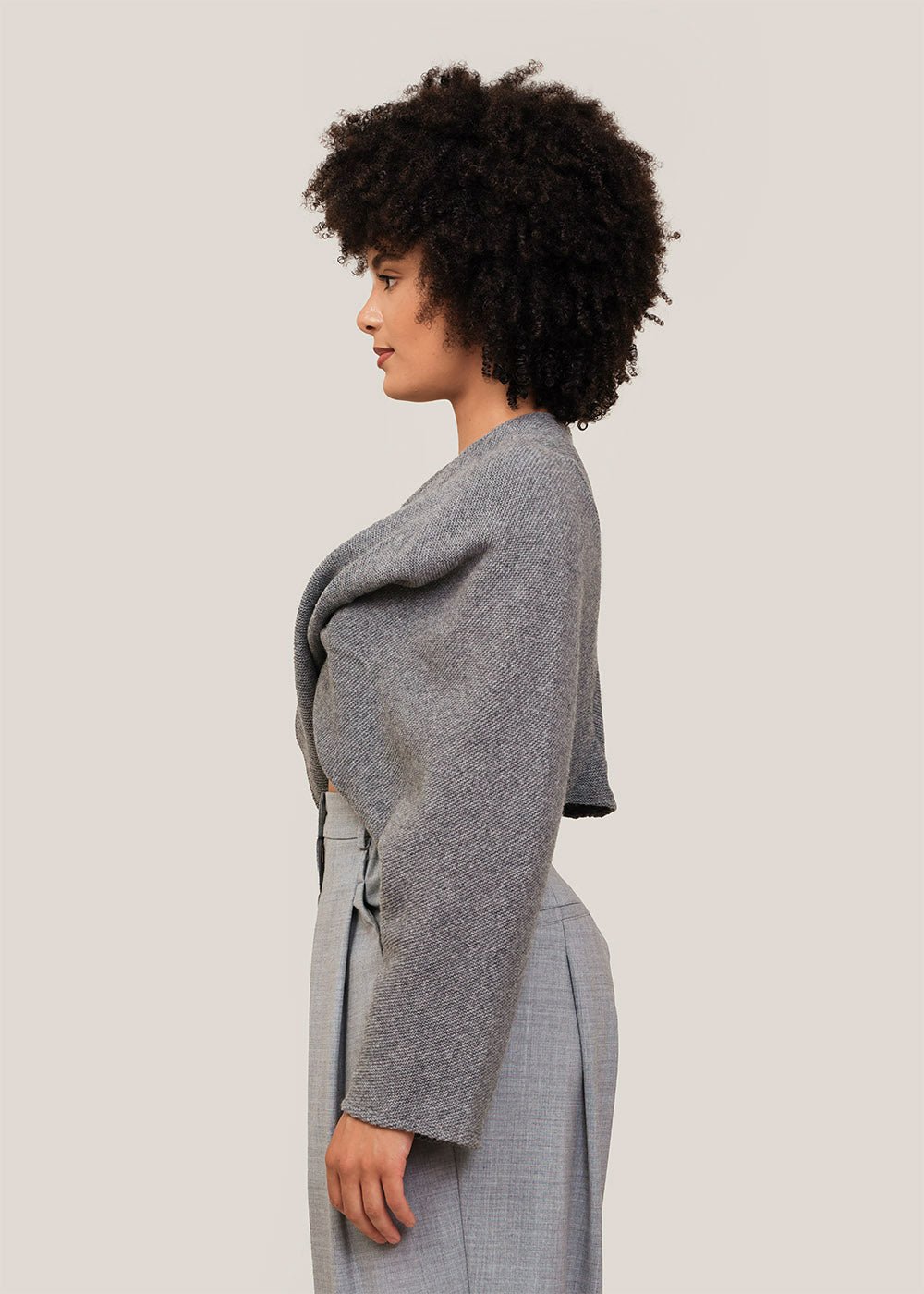 Beaufille Grey Twist Sweater - New Classics Studios Sustainable Ethical Fashion Canada
