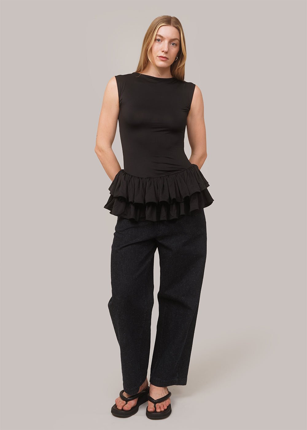 Belle The Label Black Ballerina Dress - New Classics Studios Sustainable Ethical Fashion Canada