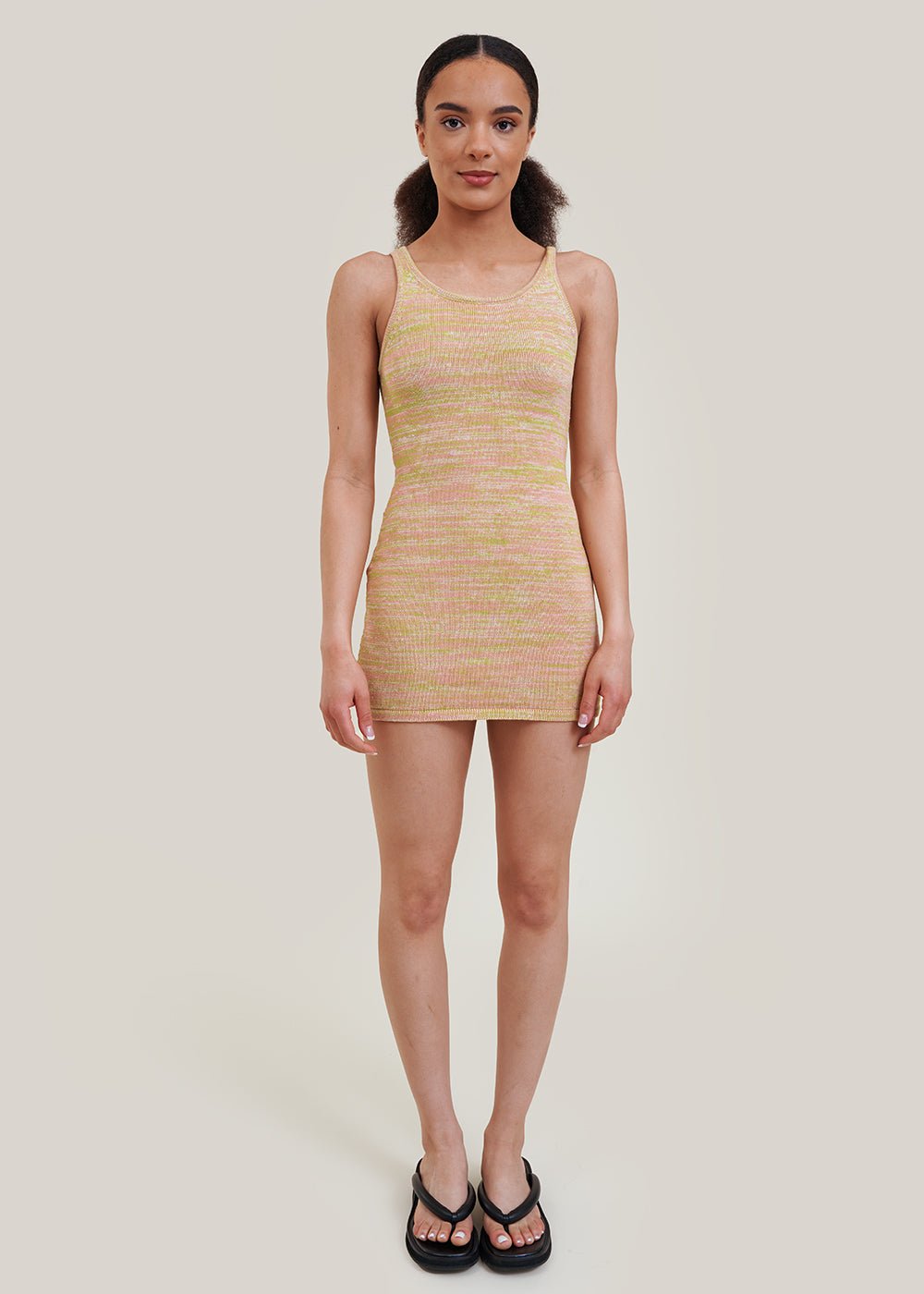 Belle The Label Pear Knit Razor Dress - New Classics Studios Sustainable Ethical Fashion Canada