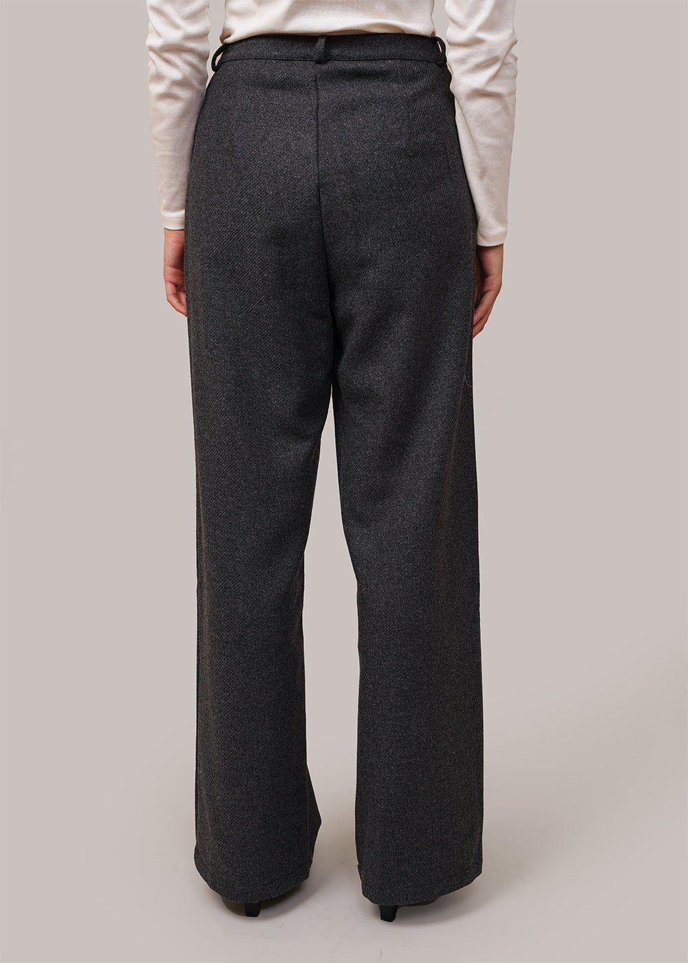 By Signe Grey Liv Flannel Pants - New Classics Studios Sustainable Ethical Fashion Canada