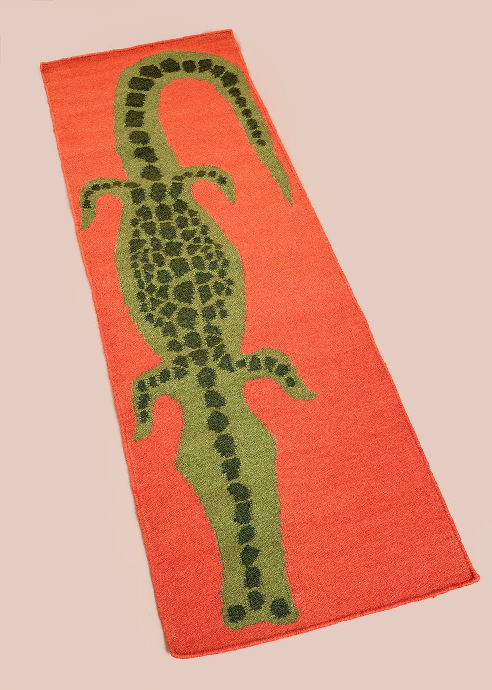 Cold Picnic Crocodile Flat Weave Runner - New Classics Studios Sustainable Ethical Fashion Canada