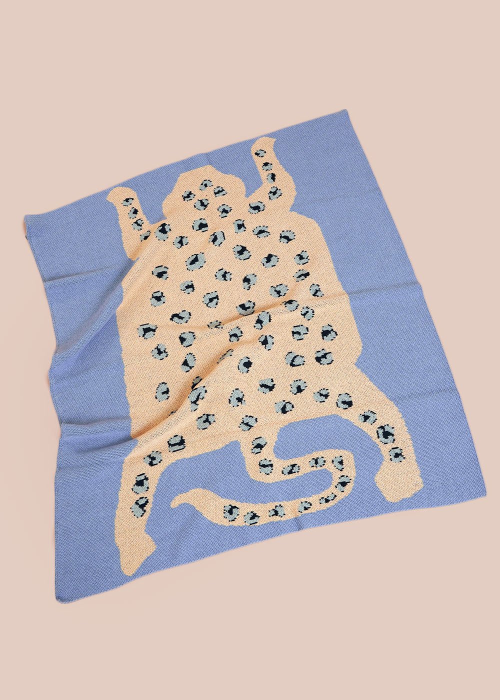 Cold Picnic Sky Leopard Baby Blanket - New Classics Studios Sustainable Ethical Fashion Canada