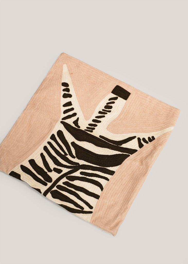 Cold Picnic Zebra Pillow Cover - New Classics Studios Sustainable Ethical Fashion Canada