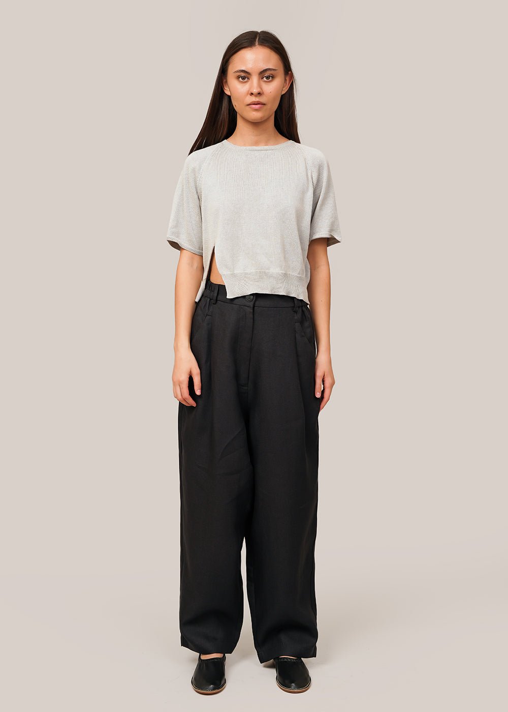 New Age Linen Pants in Black by CORDERA – New Classics Studios