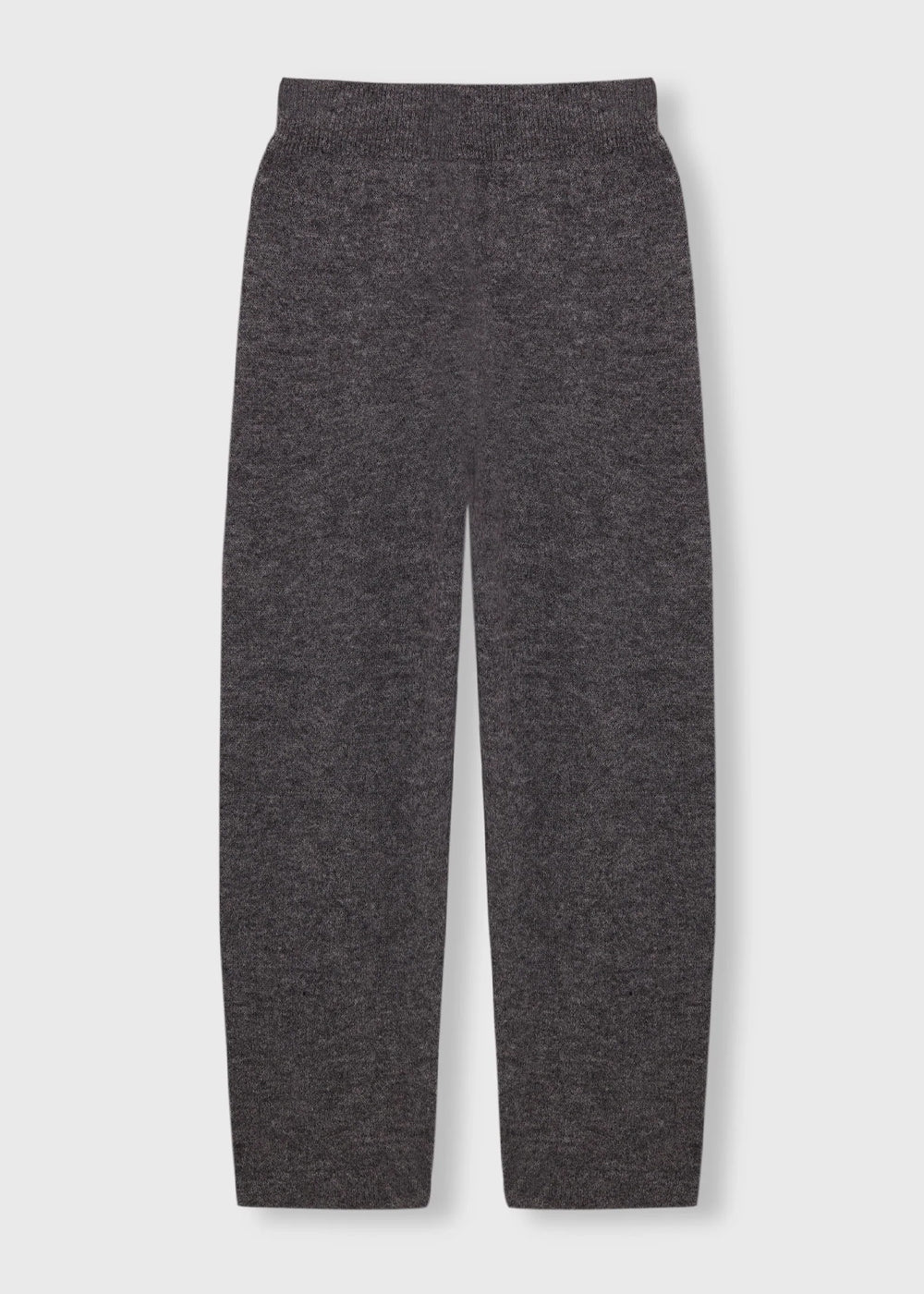 Grey Baby Alpaca Knit Pants