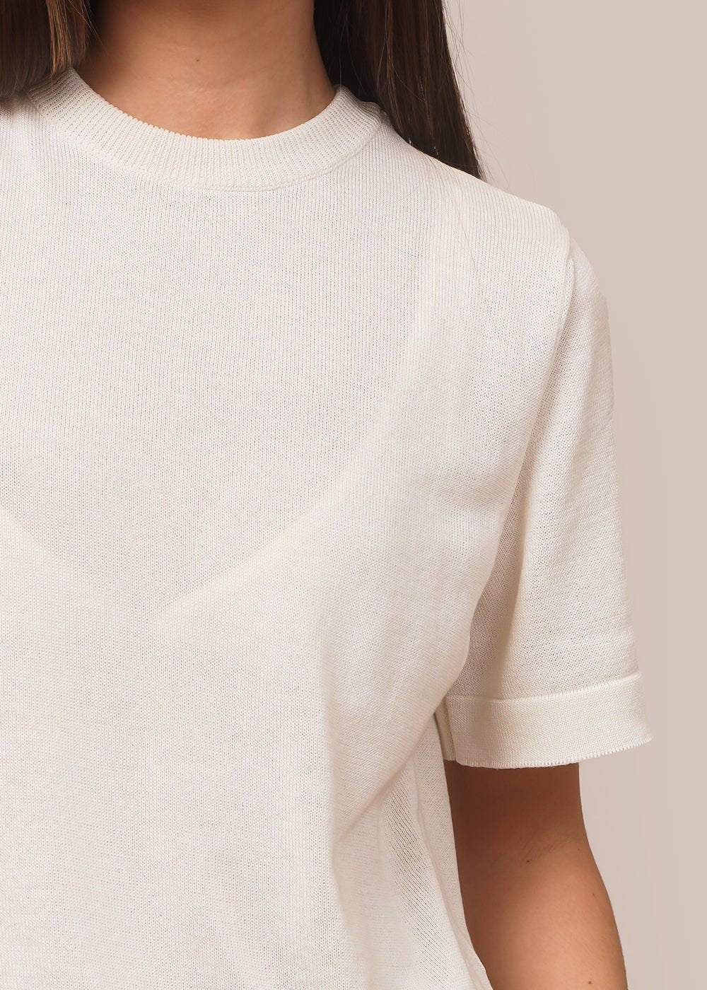 Marshmallow Viscose T-Shirt