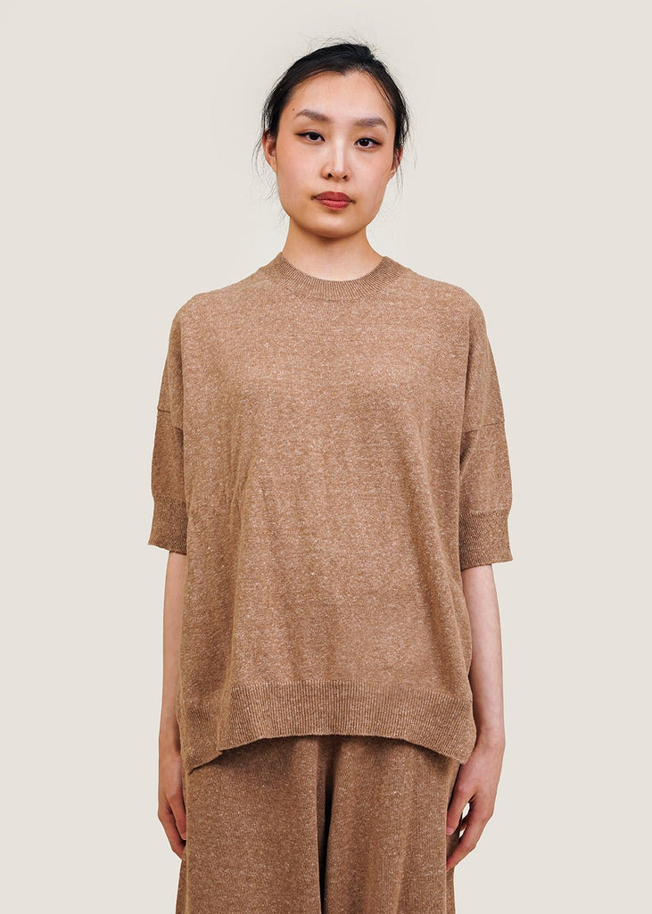 Cordera Nougat Soft Cotton T-Shirt - New Classics Studios Sustainable Ethical Fashion Canada
