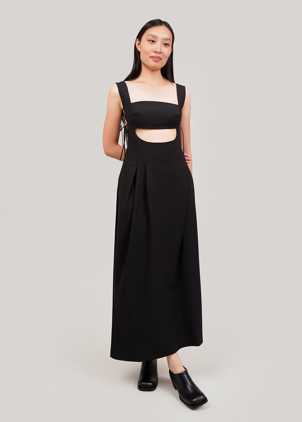 Cordera Tailored Cut-Out Dress - New Classics Studios Sustainable Ethical Fashion Canada