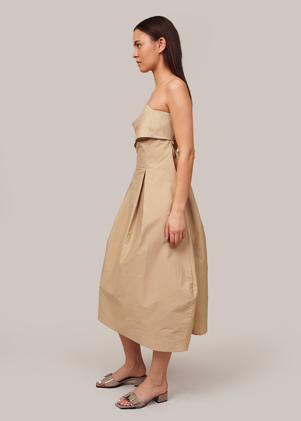 Strapless Dress in Toasted by CORDERA – New Classics Studios