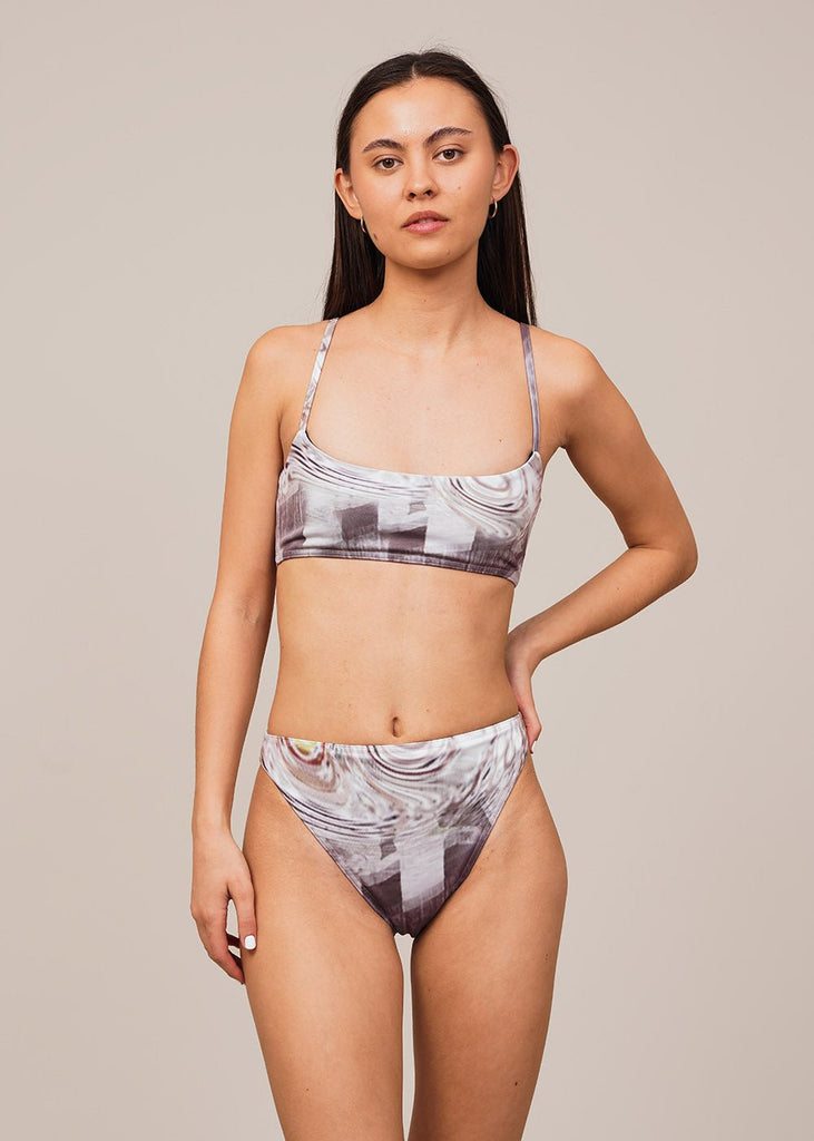 ELLISS Distorted Sequin Scoopneck Bikini - New Classics Studios Sustainable Ethical Fashion Canada